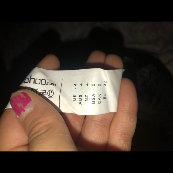 ⚡️BOOHOO black suede lace up skirt⚡️ - Picture 9 of 10